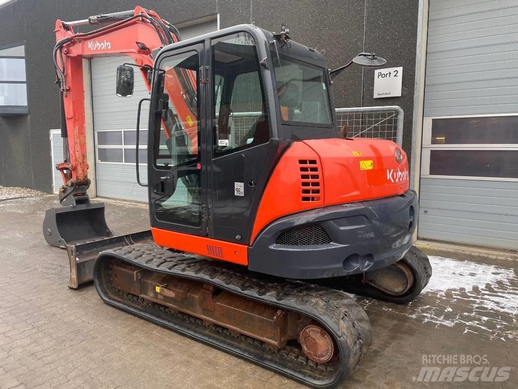 Kubota KX080-4a 中型挖土機/掘鑿機/挖掘機 7t-12t