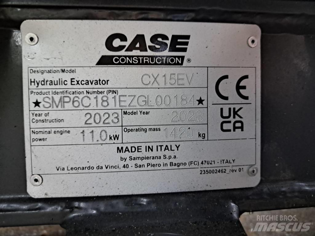 CASE CX15EV 小型挖土機/掘鑿機<7t(小型挖掘機)
