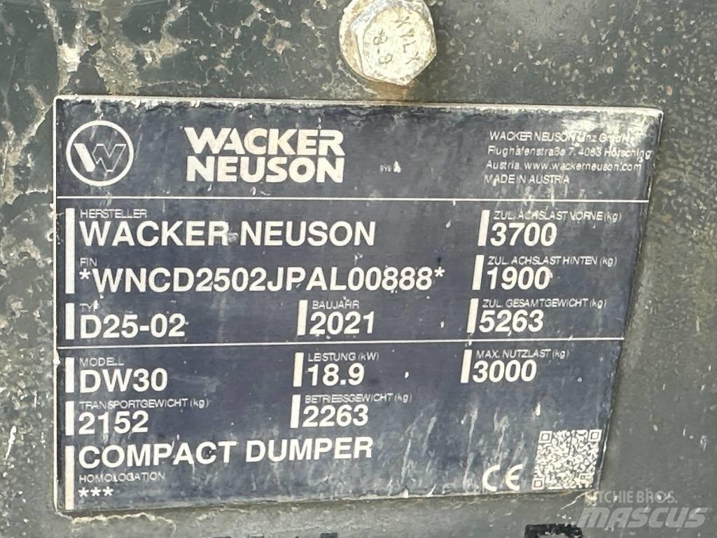 Wacker Neuson DW 30 側卸礦車