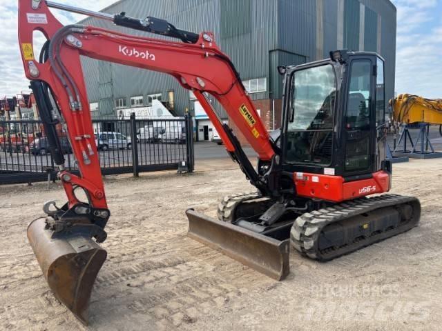 Kubota U 56-5 小型挖土機/掘鑿機<7t(小型挖掘機)