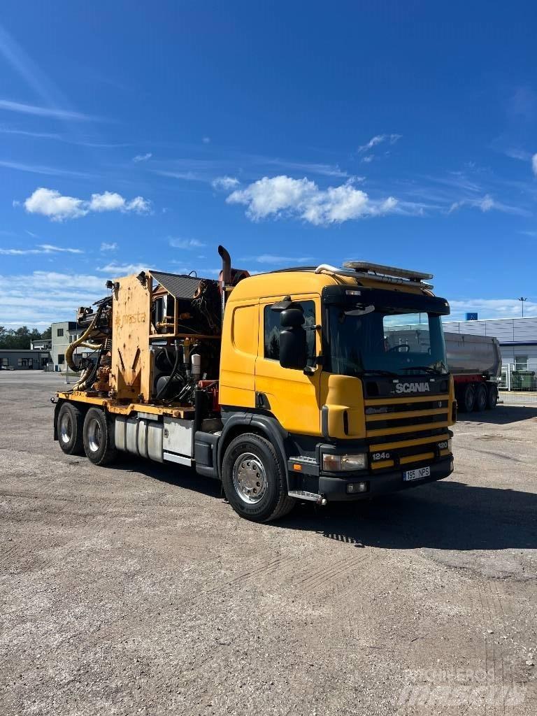 Scania 124 G 420 打樁機