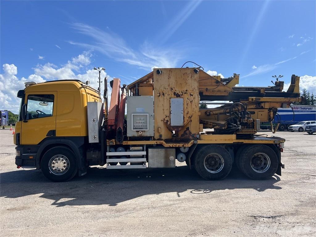 Scania 124 G 420 打樁機