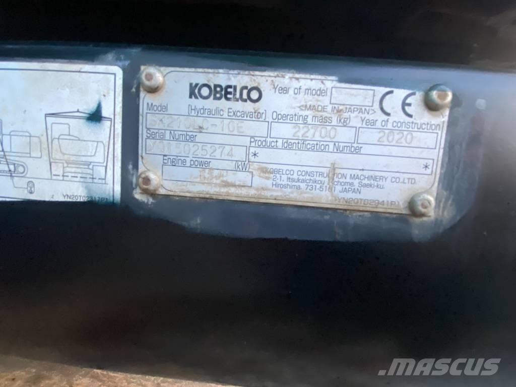Kobelco SK210LC-10E 履帶式 挖土機/掘鑿機/挖掘機