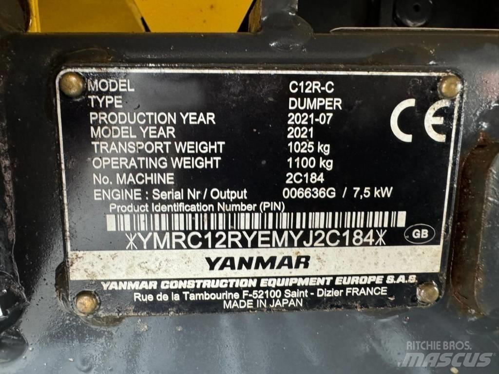 Yanmar C 12 RC 履帶式傾卸車/翻斗車