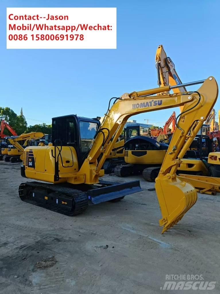 Komatsu PC 56 小型挖土機/掘鑿機<7t(小型挖掘機)