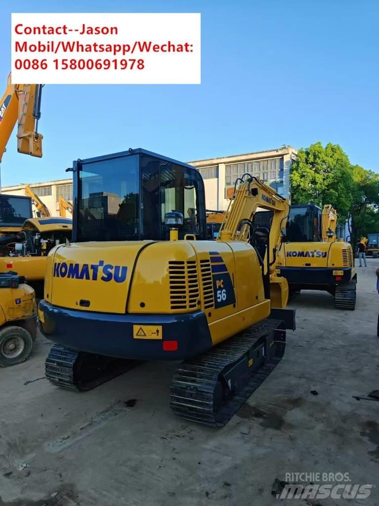 Komatsu PC 56 小型挖土機/掘鑿機<7t(小型挖掘機)