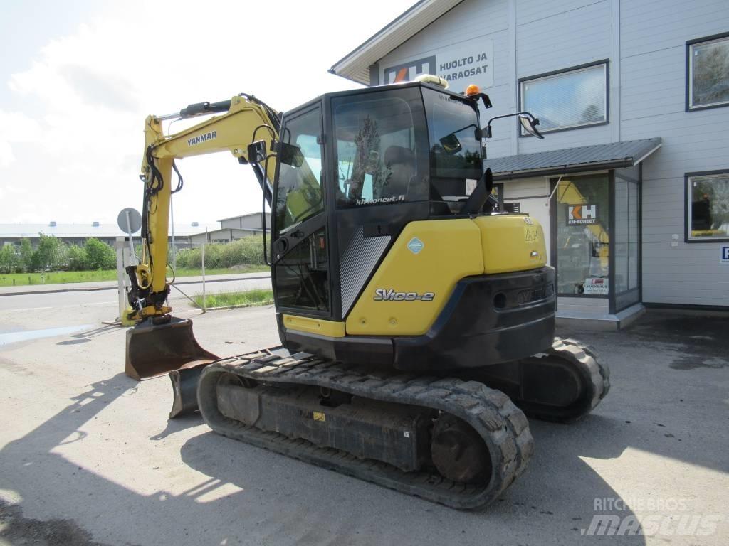 Yanmar SV 100-2A 中型挖土機/掘鑿機/挖掘機 7t-12t