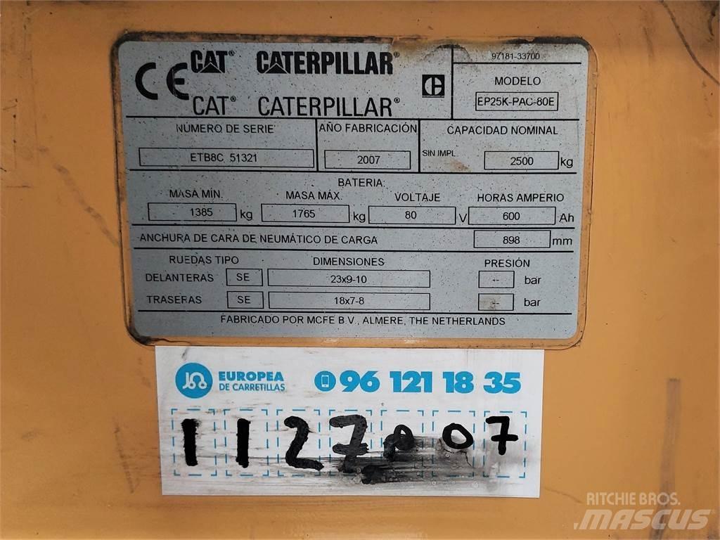 CAT EP25K PAC 電動堆高機