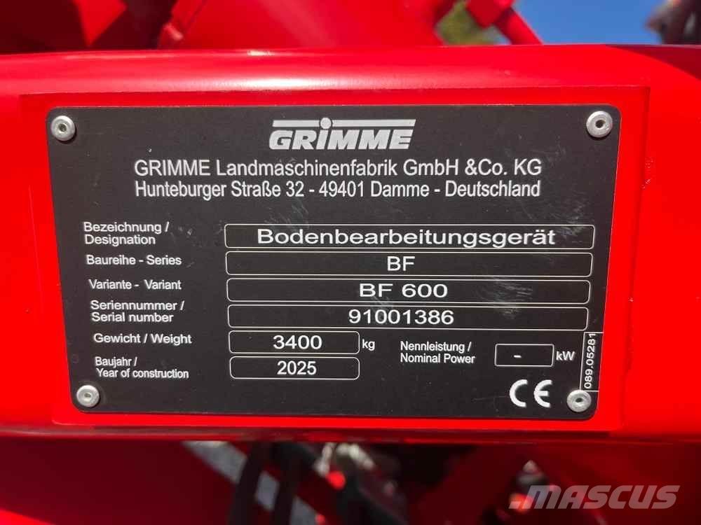 Grimme BF 馬鈴薯設備 - 其他