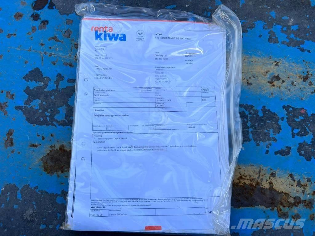 Genie GS 1930 剪式升降機