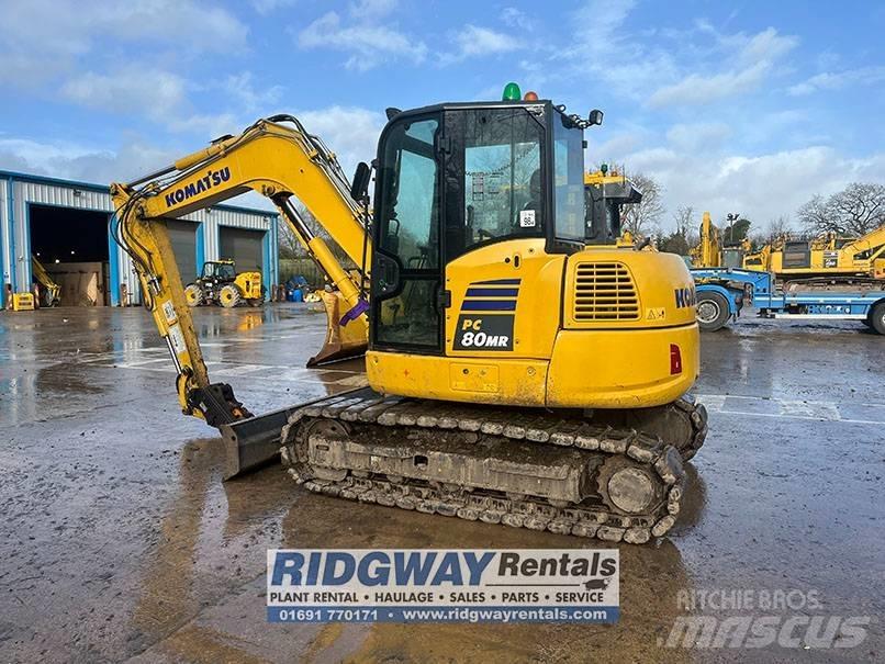 Komatsu PC 80 MR-5 中型挖土機/掘鑿機/挖掘機 7t-12t