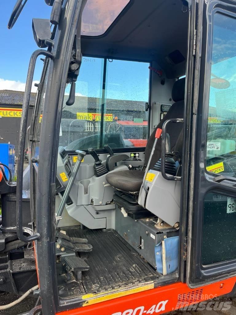 Kubota KX 080-4a 中型挖土機/掘鑿機/挖掘機 7t-12t