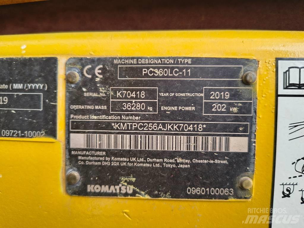 Komatsu PC 360 LC- 11 履帶式 挖土機/掘鑿機/挖掘機
