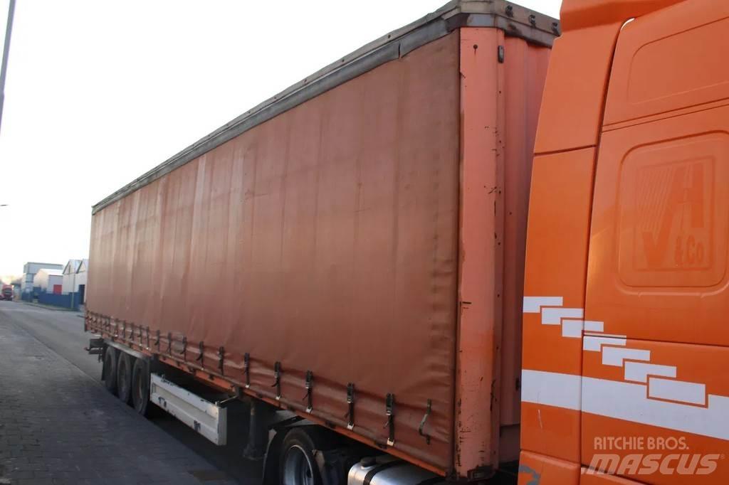 Krone 3x 篷布半拖車