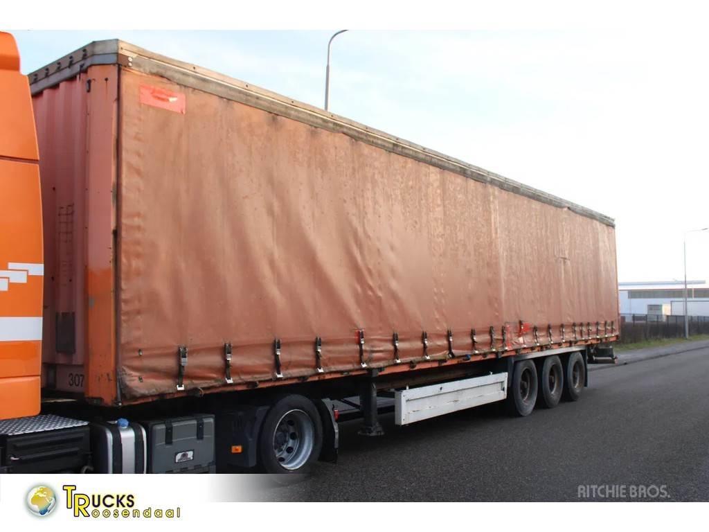 Krone 3x 篷布半拖車