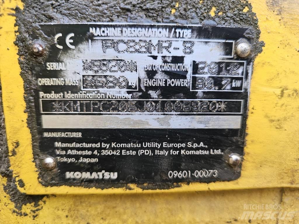 Komatsu PC 88 MR-8 中型挖土機/掘鑿機/挖掘機 7t-12t