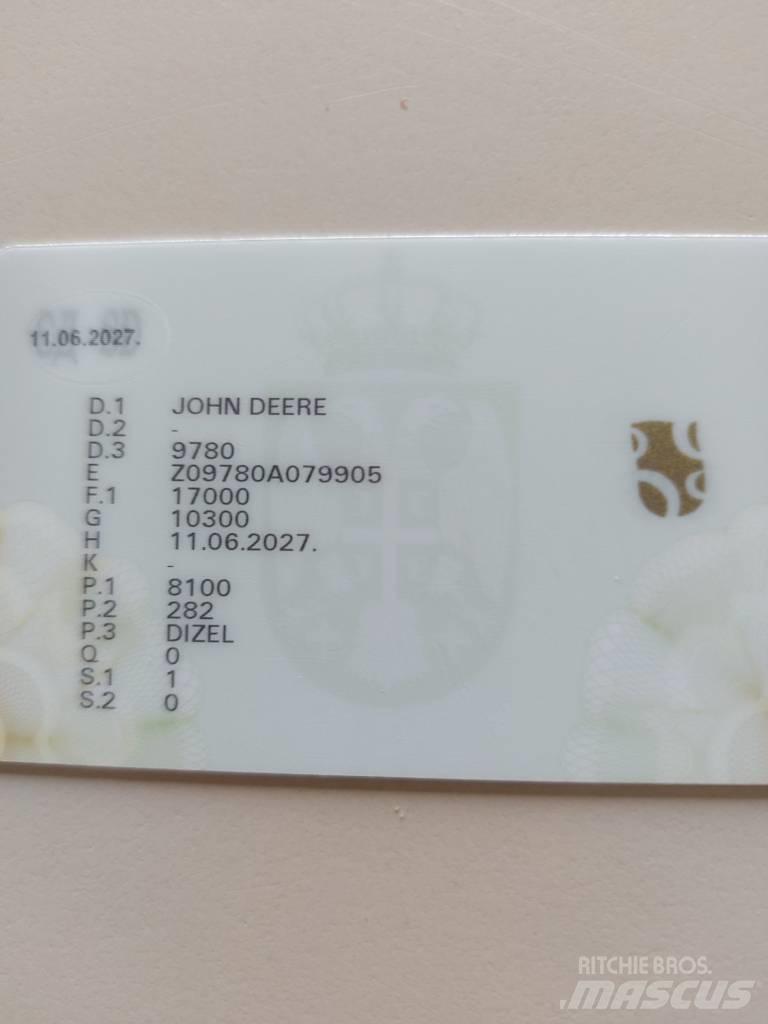 John Deere 9780 CTS 聯合收穫機