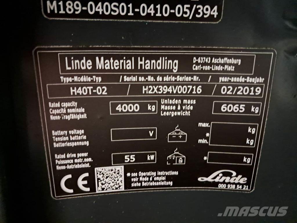 Linde H40T-02 液化石油氣LPG卡車