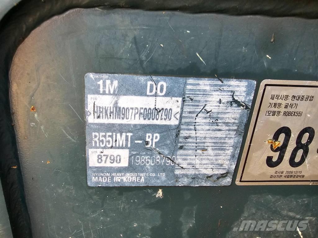 Hyundai Robex 55 小型挖土機/掘鑿機<7t(小型挖掘機)
