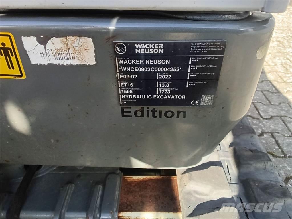 Wacker Neuson ET16 履帶式 挖土機/掘鑿機/挖掘機