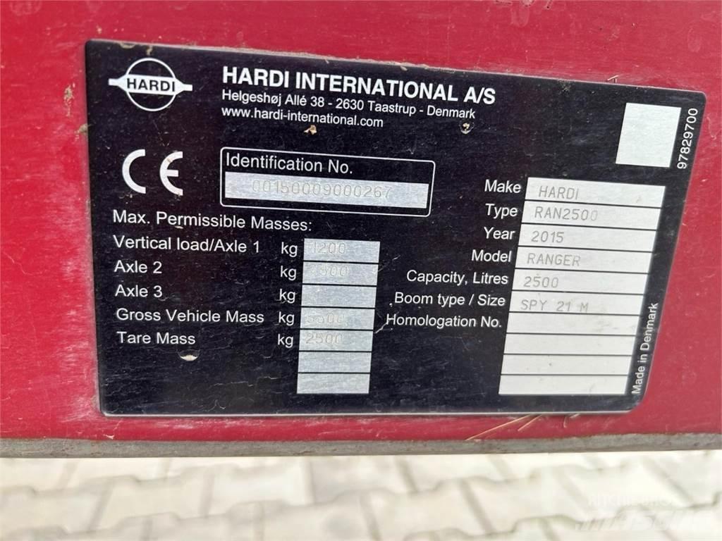 Hardi Ranger 2500 牽引式噴霧機