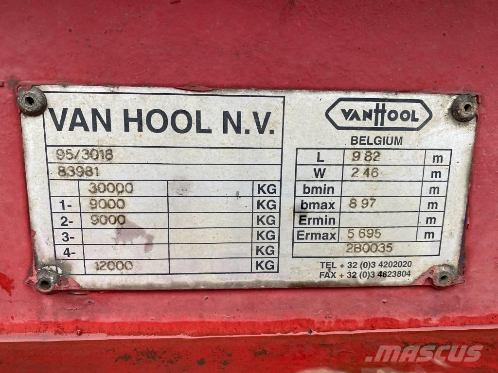 Van Hool W4757145090 箱體半拖車
