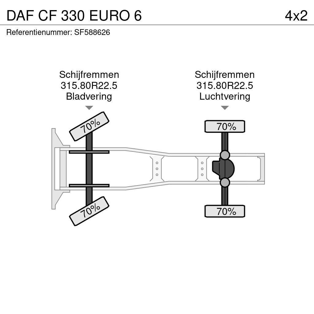 DAF CF 330 EURO 6 曳引機組件