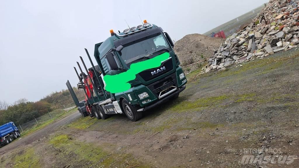MAN TGX 26.580 木材貨車