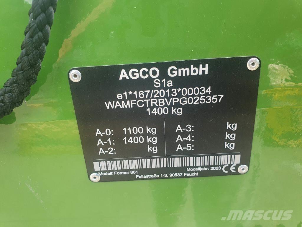 Fendt Former 801 耙與翻草機