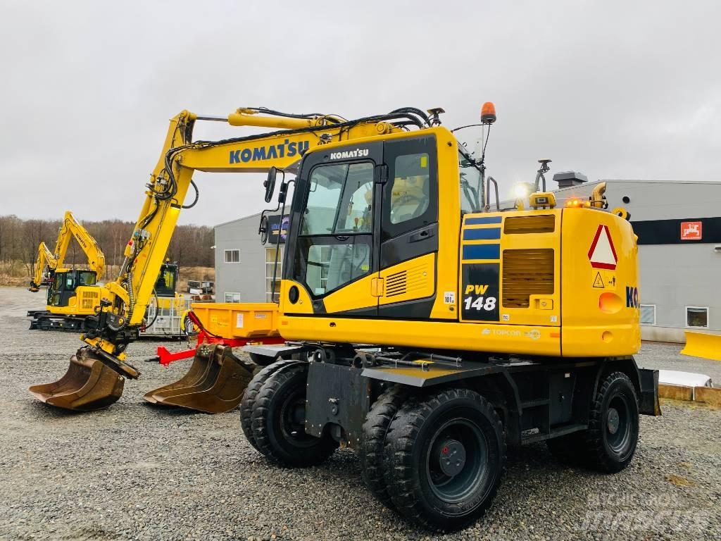 Komatsu PW148-11 旋轉式挖土機/掘鑿機/挖掘機
