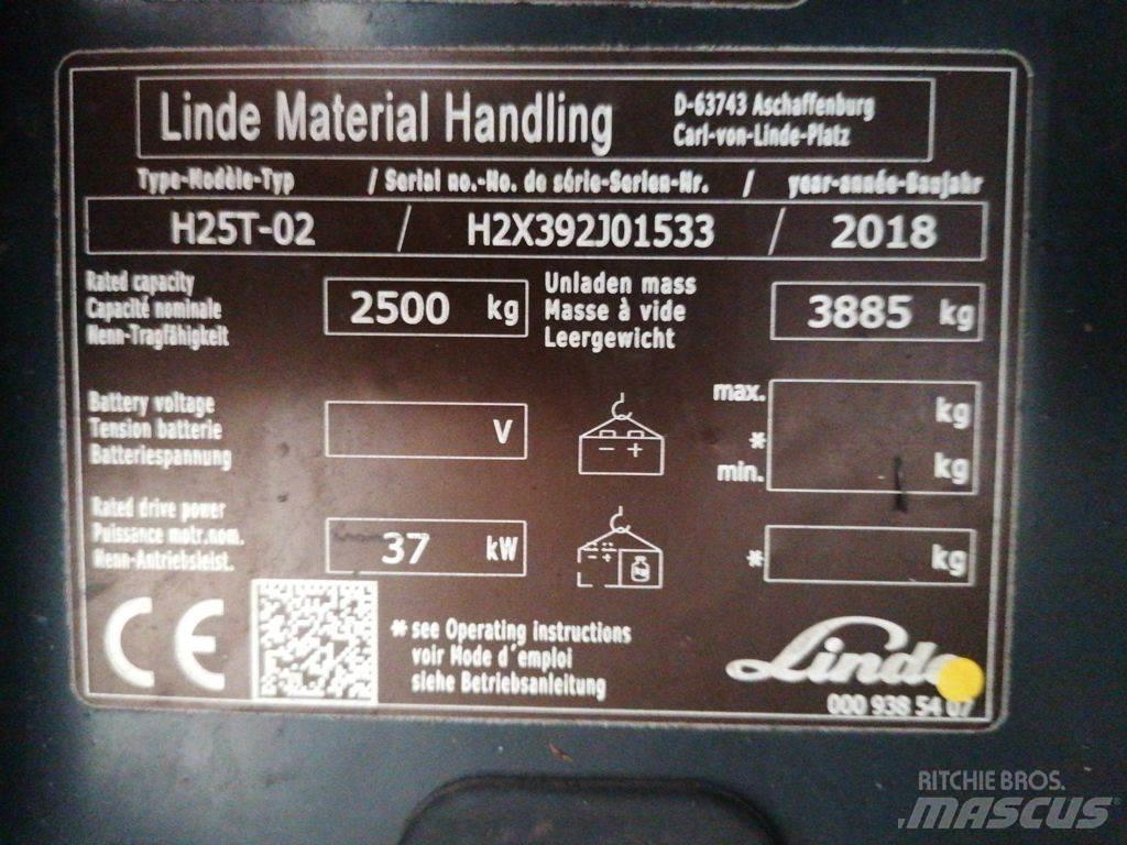 Linde H25T-02 液化石油氣LPG卡車