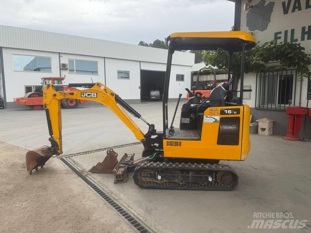 JCB 16 C-1, 821h 小型挖土機/掘鑿機<7t(小型挖掘機)