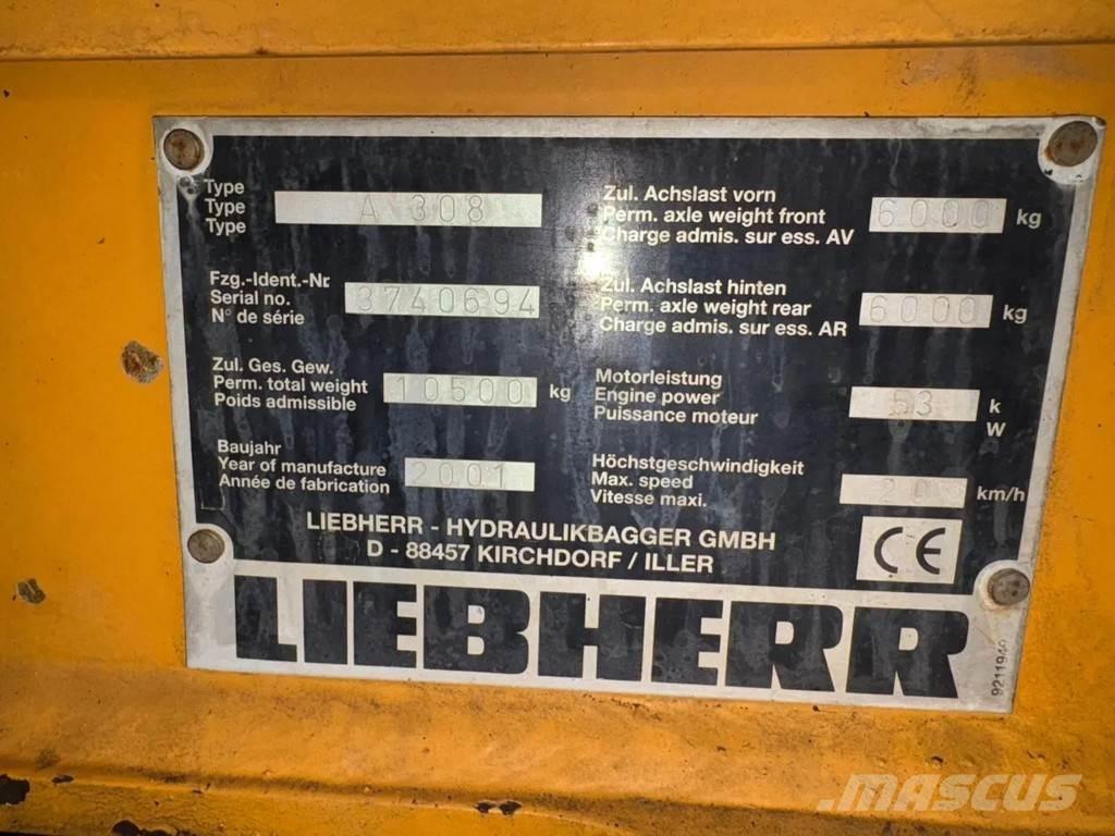 Liebherr A308 旋轉式挖土機/掘鑿機/挖掘機
