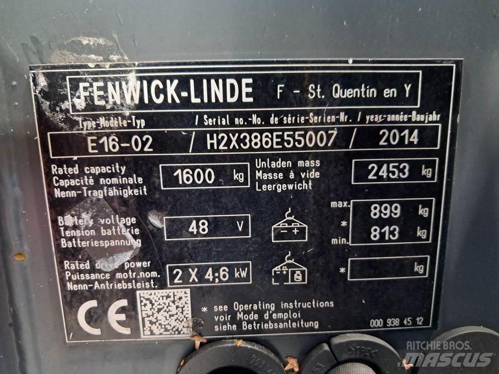 Linde E16-02 電動堆高機