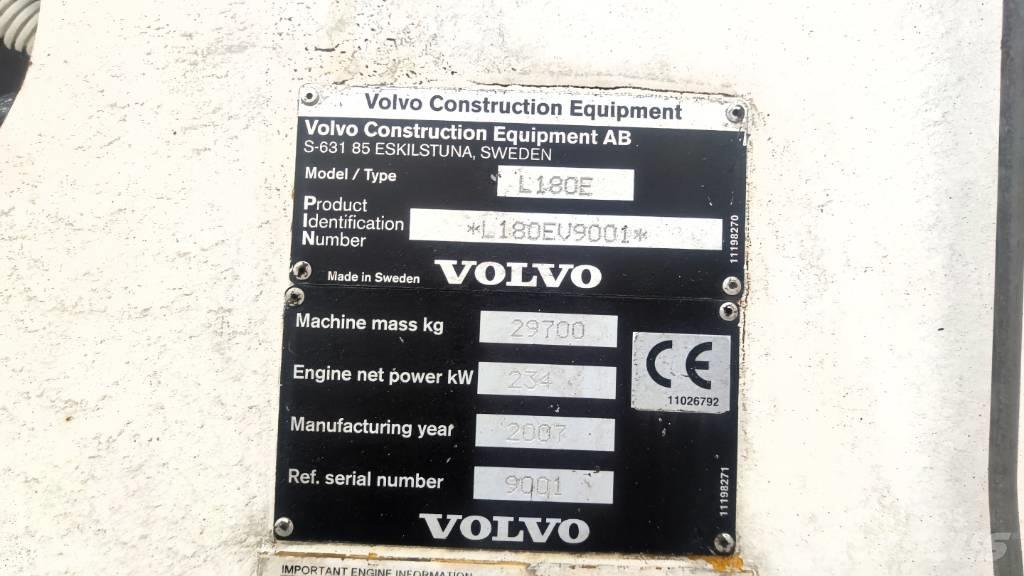 Volvo L 180 E 輪胎式裝載機