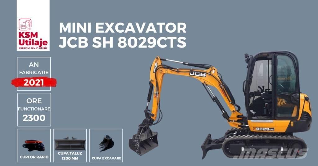 JCB 8029 CTS 小型挖土機/掘鑿機<7t(小型挖掘機)