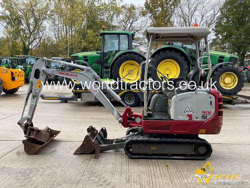 Takeuchi TB 216 小型挖土機/掘鑿機<7t(小型挖掘機)