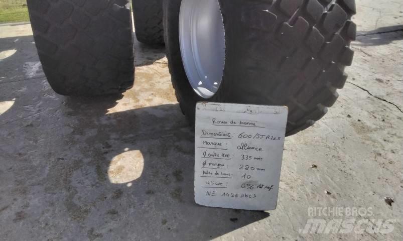 Alliance 600/55R26.5 輪胎、車輪和輪圈
