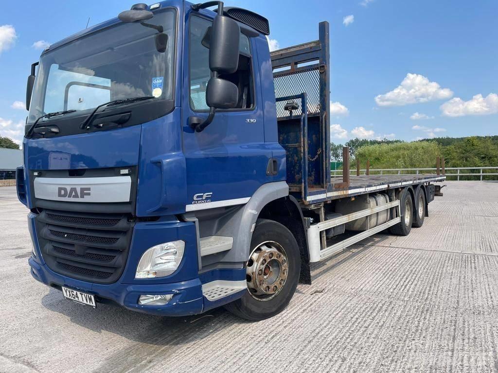 DAF CF330 平板式/側卸式卡車