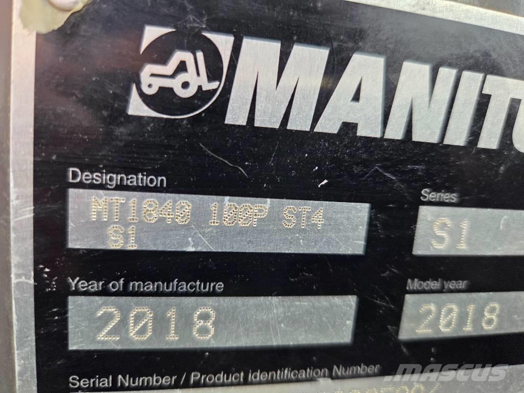 Manitou MT 1840 伸縮臂操作車