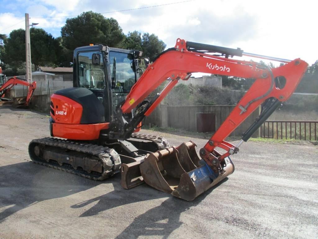 Kubota U 48-4 小型挖土機/掘鑿機<7t(小型挖掘機)