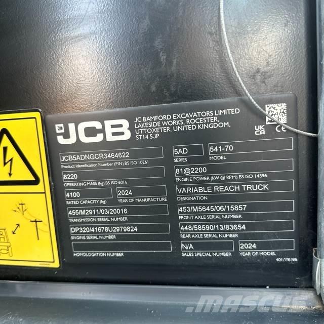 JCB 541-70 伸縮臂操作車