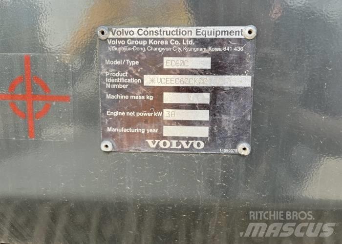 Volvo EC 60 C 小型挖土機/掘鑿機<7t(小型挖掘機)