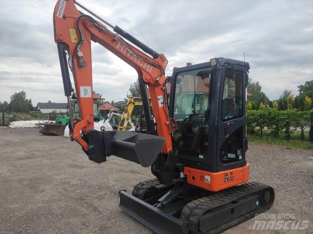 Hitachi ZX 26 U-6 小型挖土機/掘鑿機<7t(小型挖掘機)