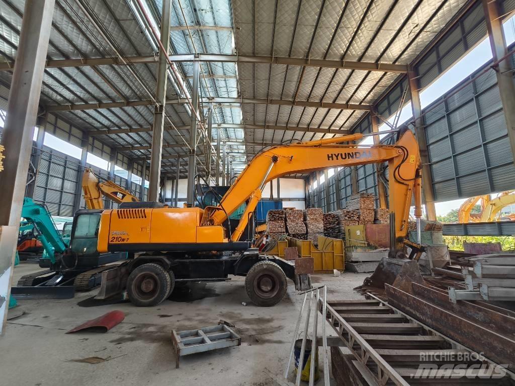 Hyundai R210w-7 旋轉式挖土機/掘鑿機/挖掘機
