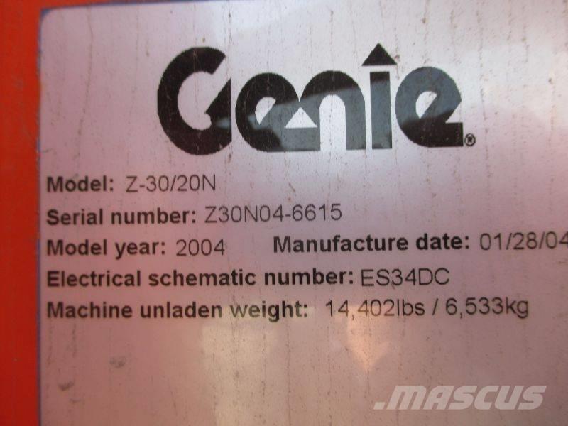 Genie Z 30/20 N 曲臂高空作業車