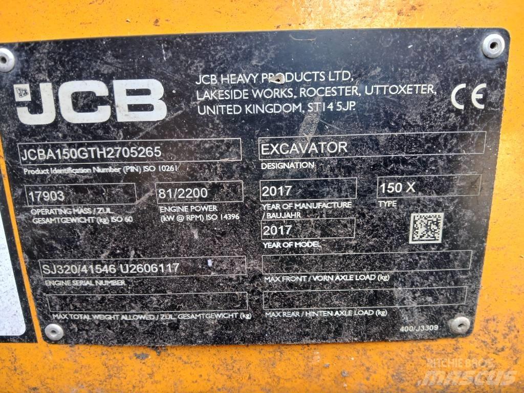 JCB 150X 履帶式 挖土機/掘鑿機/挖掘機