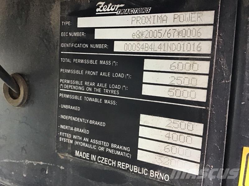 Zetor Proxima 120 曳引機