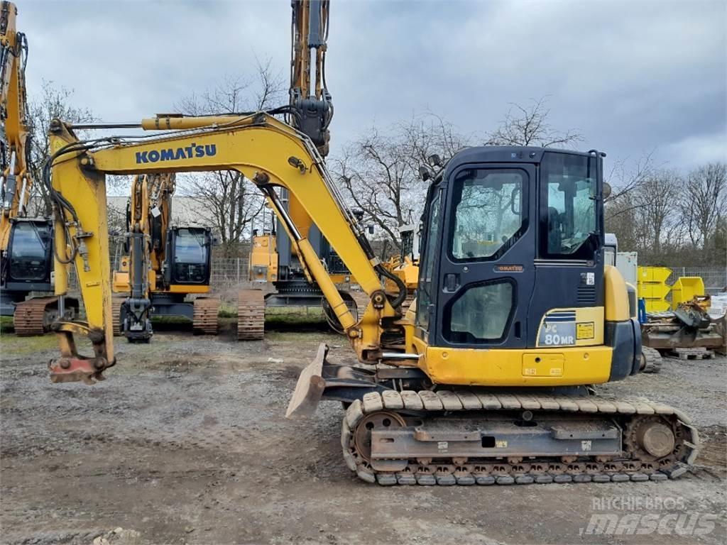 Komatsu PC80 小型挖土機/掘鑿機<7t(小型挖掘機)