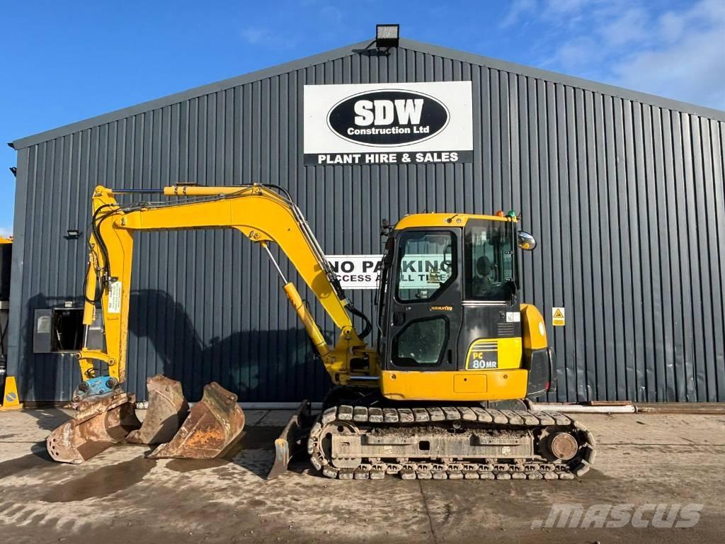 Komatsu PC 80 MR-3 中型挖土機/掘鑿機/挖掘機 7t-12t